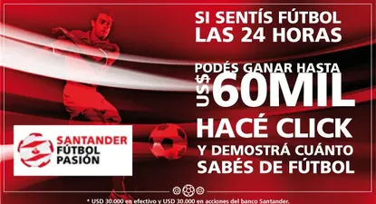 Santander premia la pasión por el fútbol