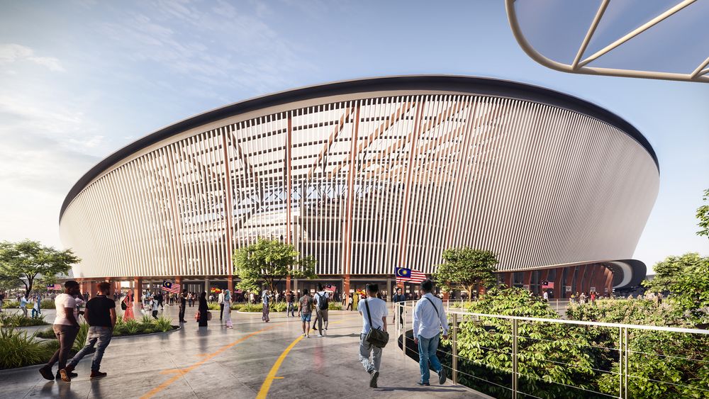 Así será el nuevo Estadio Shah Alam de Malasia Así será el nuevo Estadio Shah Alam de Malasia