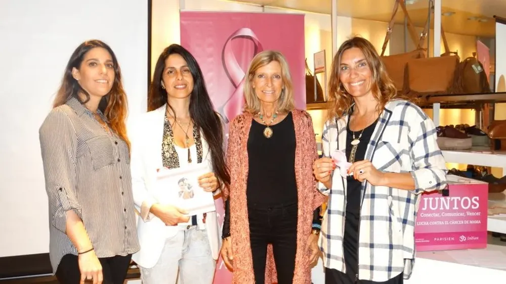 Nathalie Manhard, Victoria Martínez, Cristina Berembau y María Gomensoro