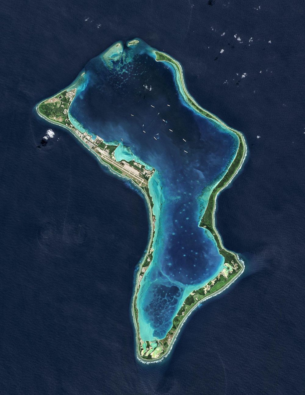 La isla Diego García, la más grande del archipiélago de Chagos, es considerada estratégica para Reino Unido y Estados Unidos por su ubicación en el océano Índico.
