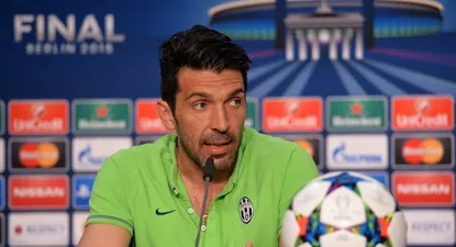 Buffon en conferencia de prensa