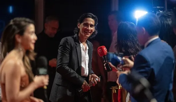 Enzo Vogrincic con su premio