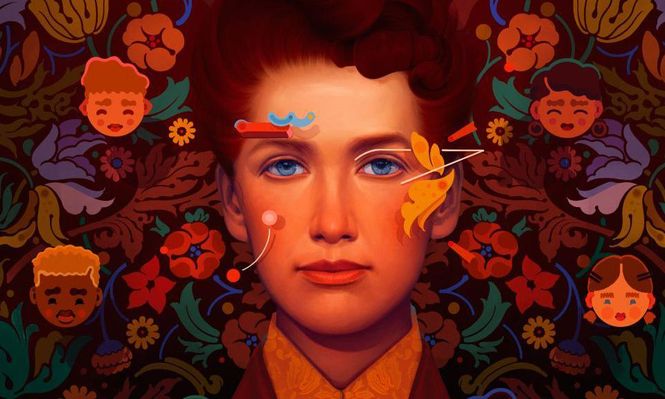 Un retrato de Eglantyne Jebb realizado por el artista Sam Rodríguez con motivo del Día Internacional de la Mujer de 2023.