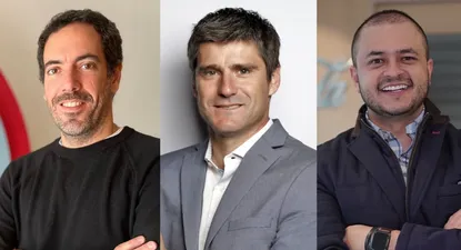 Matías Coudeu de PedidosYa, Cristian Giralt de Exacta Digital Media Research y Juan Jiménez de Coca-Cola.