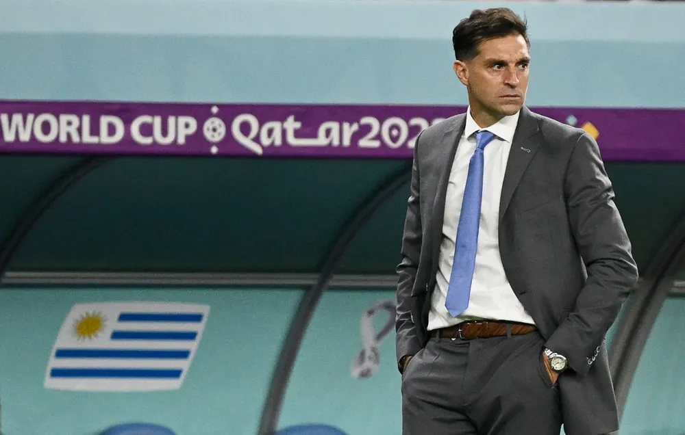 Diego Alonso, entrenador de Uruguay