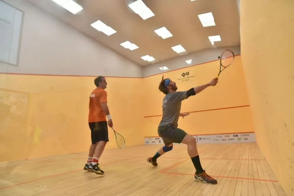 Uno de los encuentros del 8° Montevideo Squash Open