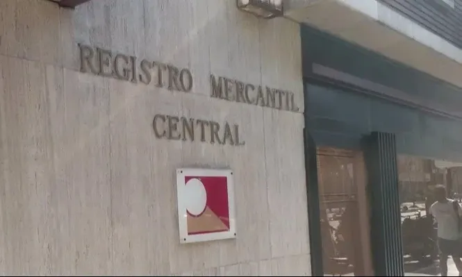 El Registro Mercantil Central de Madrid.