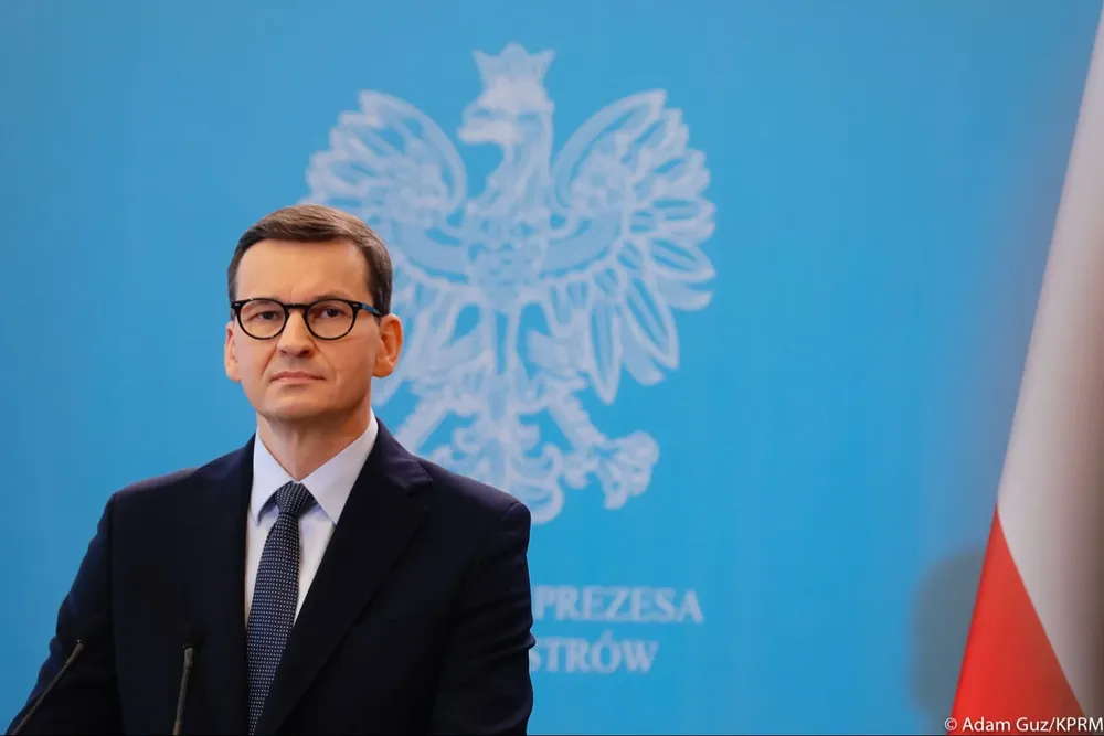 El primer ministro polaco Mateusz Morawiecki dijo que su país no entregará más armamento a Ucrania