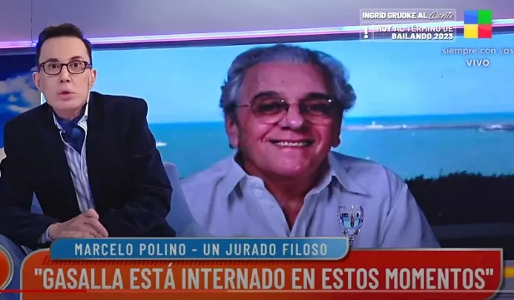 Polino contó en Intrusos cómo está la salud de Gasalla.