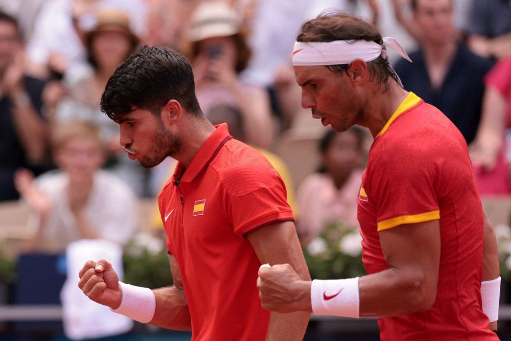 "Nadalcaraz": Rafael Nadal y Carlos Alcaraz de España fueron el foco de atención en dobles de tenis. Sin embargo, cayeron ante Austin Krajicek y Rajeev Ram de Estados Unidos en cuartos de final.