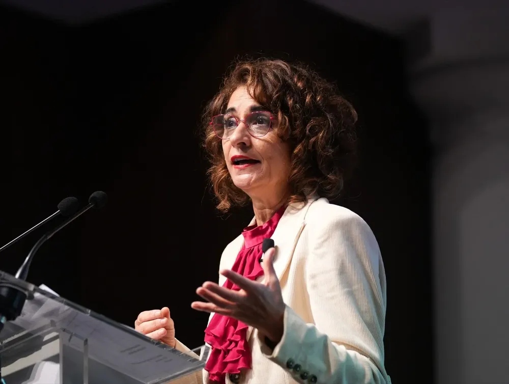 La vicepresidenta primera del Gobierno y ministra de Hacienda, la andaluza María Jesús Montero.