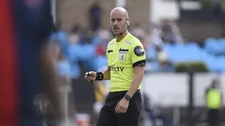 Diego Dunajec fue el árbitro de Albion-Defensor Sporting