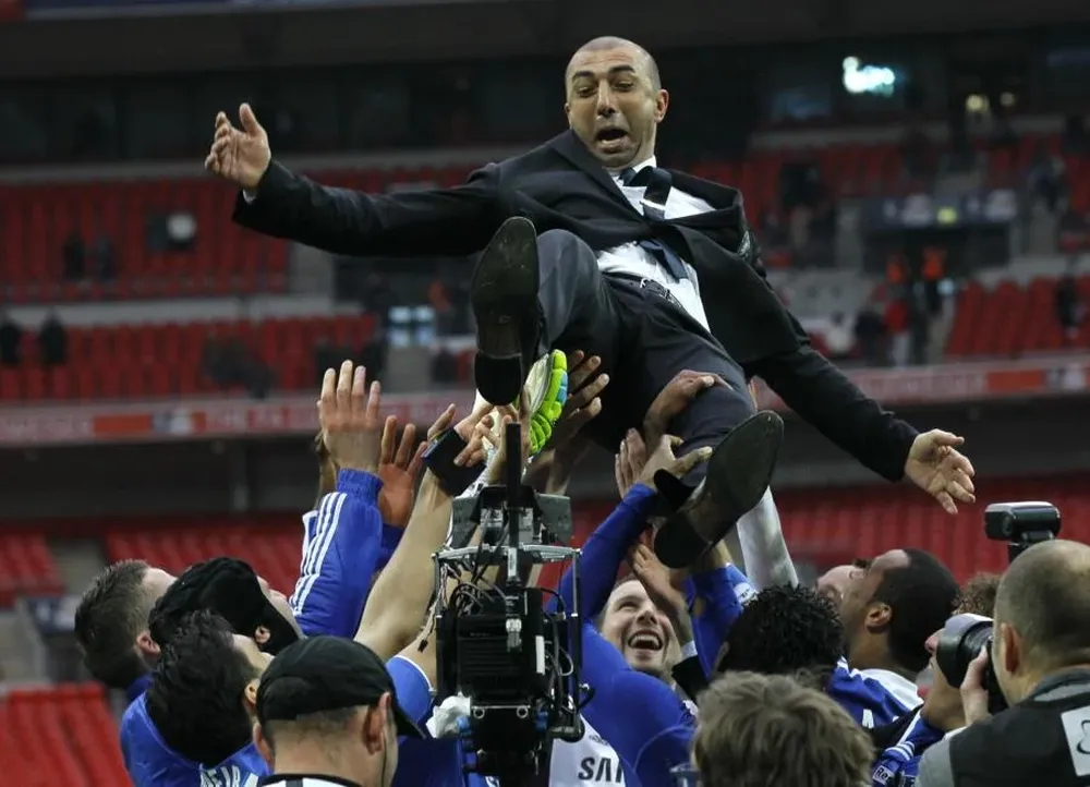 Di Matteo, centro de atención en los festejos