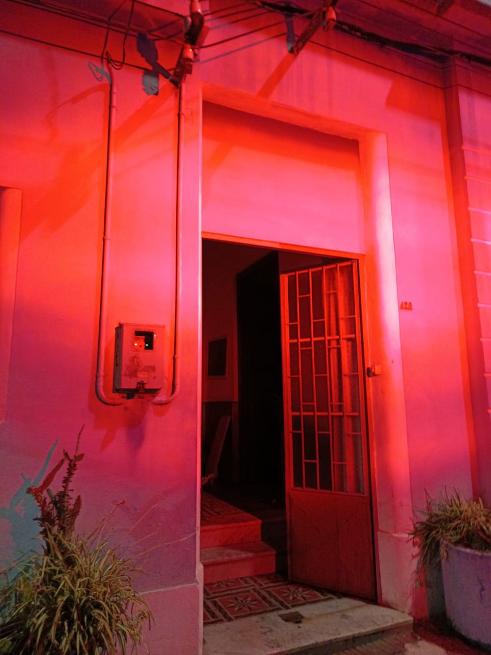 Incendio en el residencial de Melo