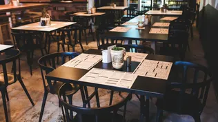 Bar de Montevideo en pandemia.