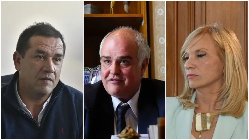 Sebastián Da Silva, Gustavo Penadés y Beatriz Argimón