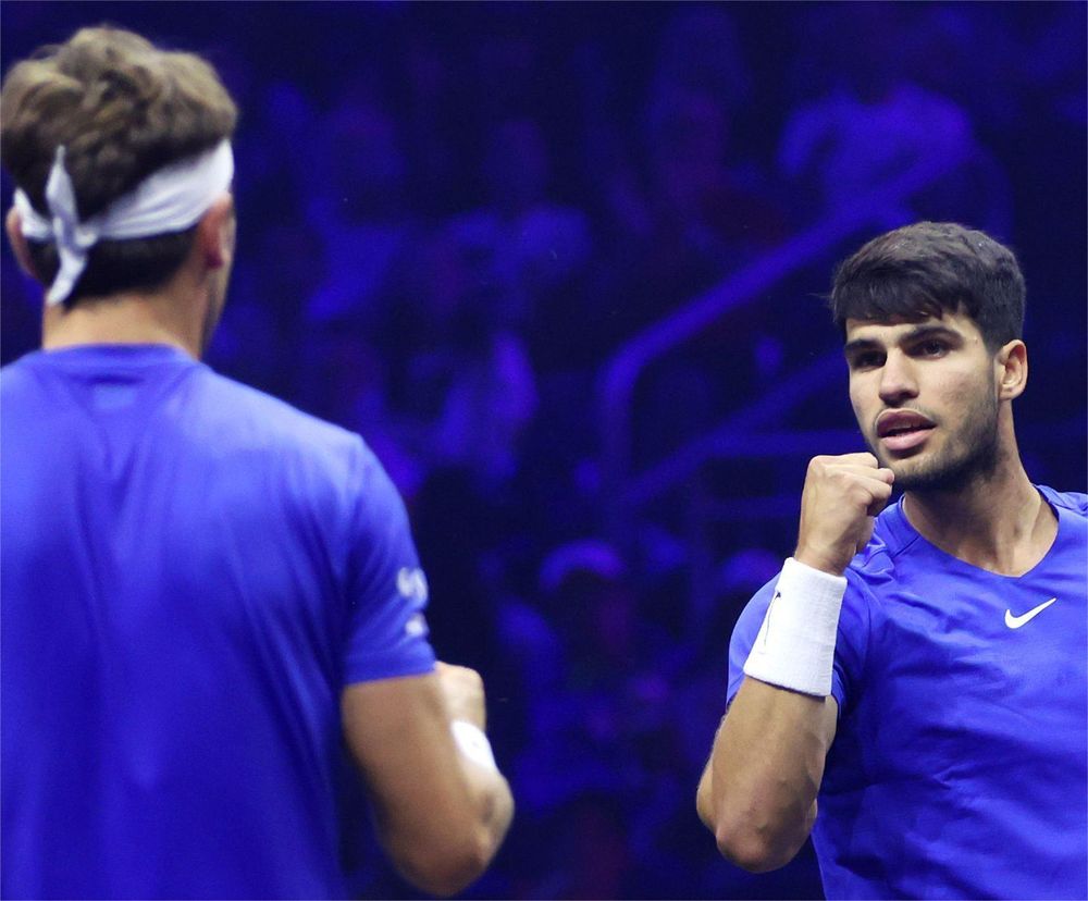 Triunfo de Alcaraz y Ruud en la Laver Cup.