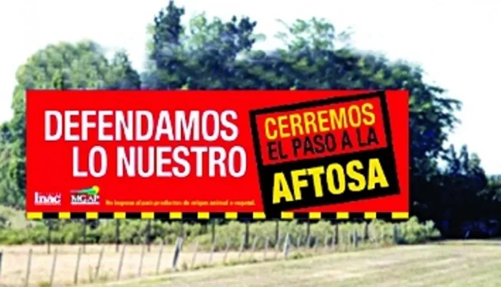 Uruguay procura que su población se involucre en la lucha contra la fiebre aftosa