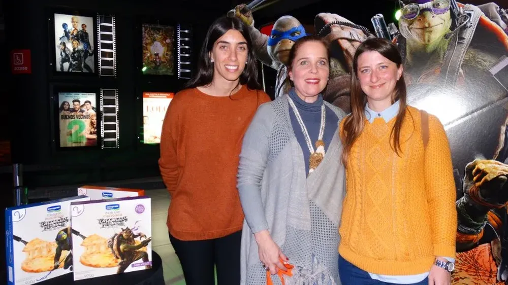 Josefina de Agrela, Rocío Vilaró y Cecilia Detomasi