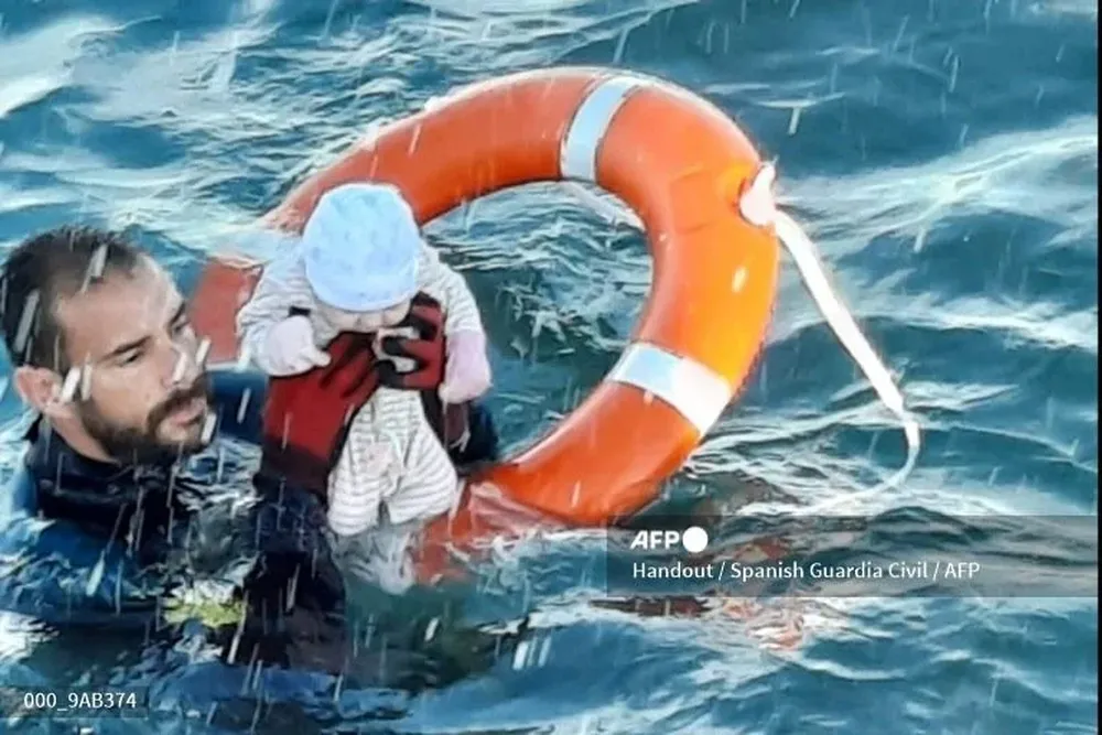 Guardia Civil encargado del rescate