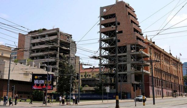 El antiguo Ministerio de Defensa de Belgrado podría convertirse en un complejo de lujo.