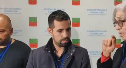 Sebastián Hagobian en una entrevista desde los territorios ocupados