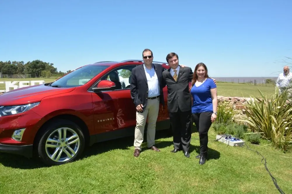 Enrique De Martini, Claudio D´Agostini y Sandra Pereyra