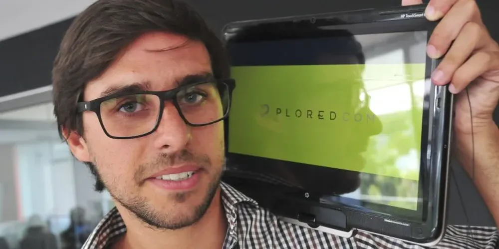 Ignacio López, cofundador y CTO del emprendimiento argentino Plored, que está instalado en Co-work Montevideo.