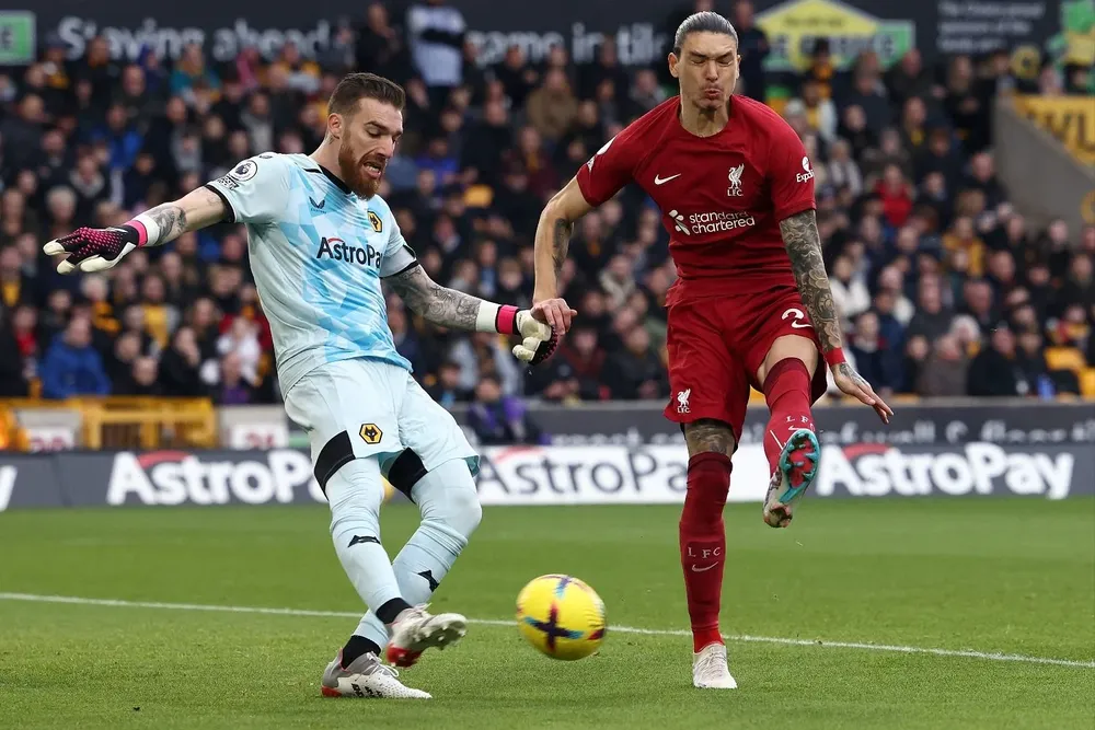 Darwin Núñez pude volver hoy ante Wolves