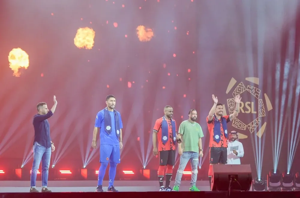 Martín Campaña en su nuevo club Al Riyadh FC