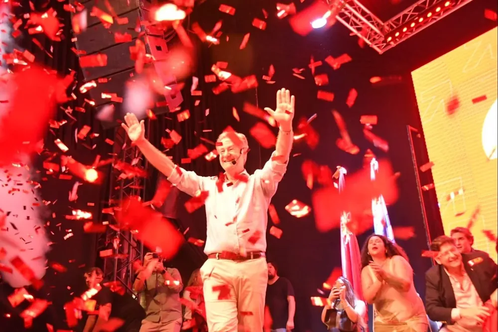 Gurméndez durante el lanzamiento