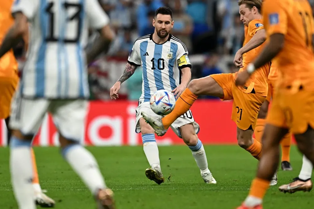 Lionel Messi fue figura en el Argentina vs Holanda