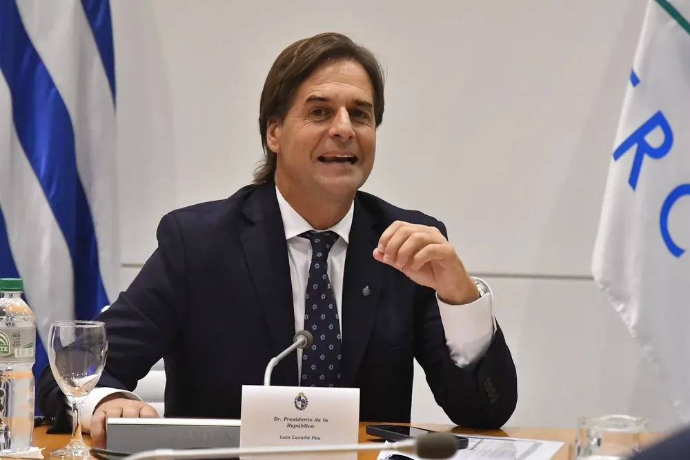 Lacalle Pou en la última reunión del Consejo de Ministros