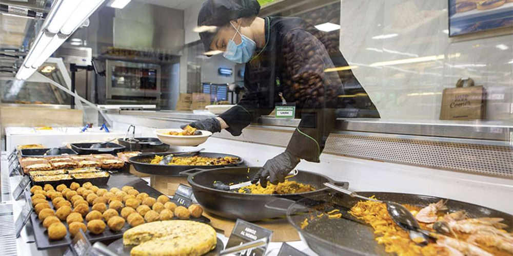 Servicio Listo para comer en un Mercadona de Vigo