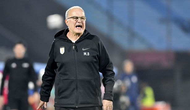 Marcelo Bielsa, técnico de la selección de Uruguay