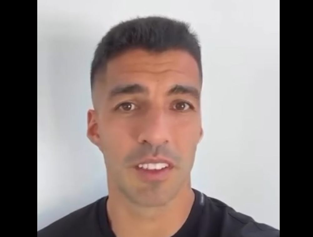 Mensaje de Luis Suárez a Walter Domínguez