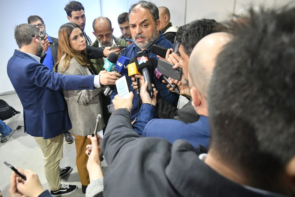 Charles Carrera en conferencia de prensa este miércoles