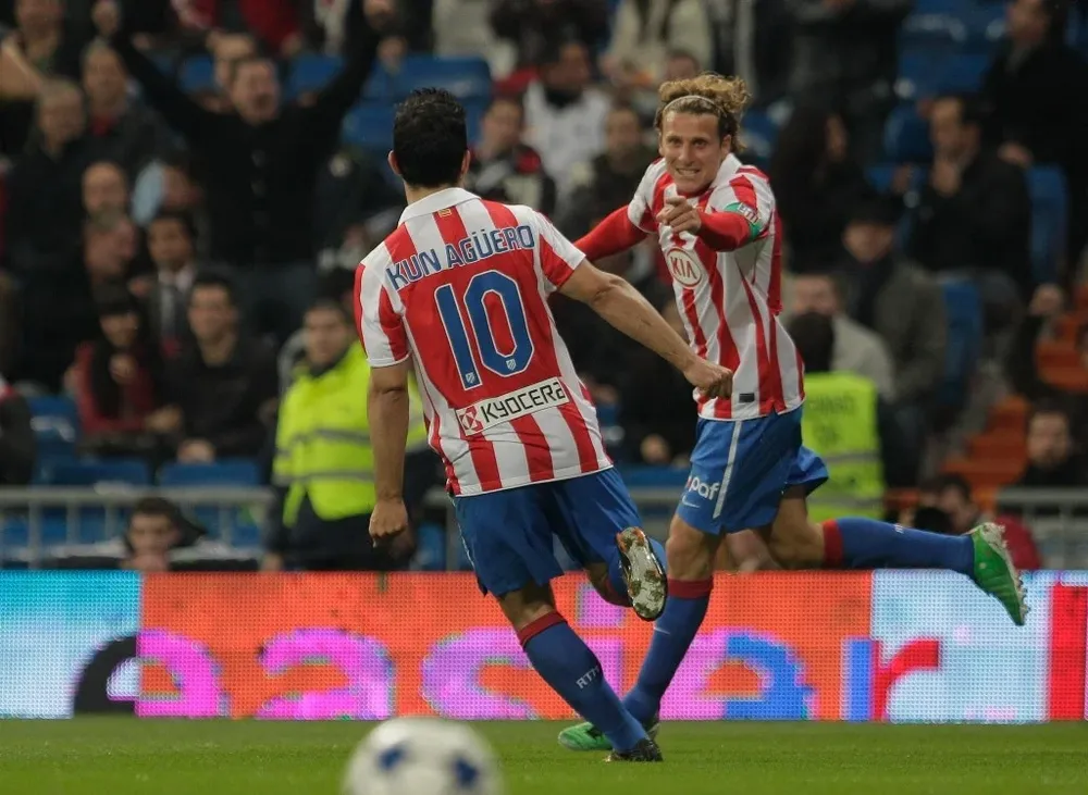 Jugando para Atlético Madrid