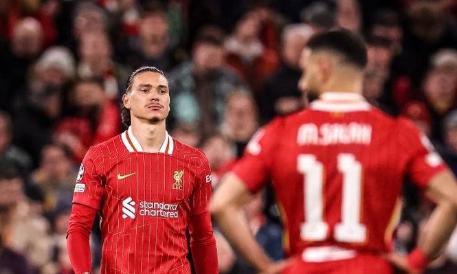 Una de las fotos que subió Darwin Núñez tras la eliminación de Liverpool