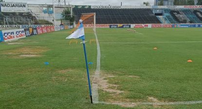 Las líneas en el Tróccoli en el partido Cerro vs Juventud
