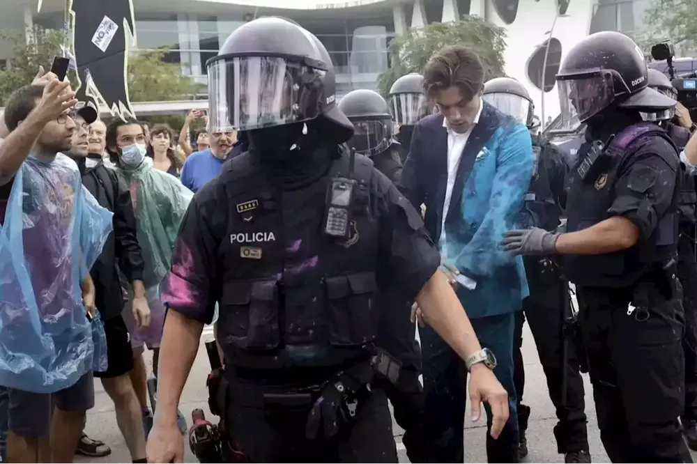 Incidentes con la Policía en Barcelona.