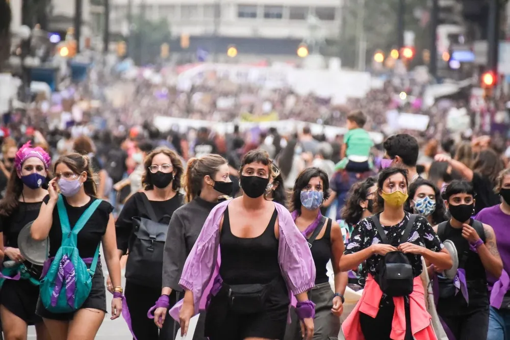 Archivo. Marcha del 8M en 2021