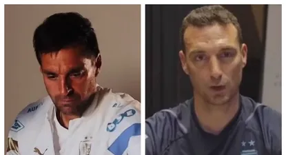 Diego Alonso y Lionel Scaloni