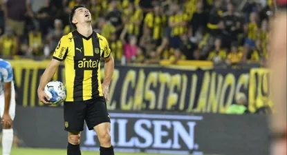 Maxi Silvera antes de su penal
