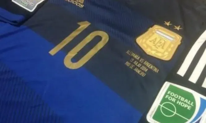 La camiseta que utilizará Messi ante los alemanes