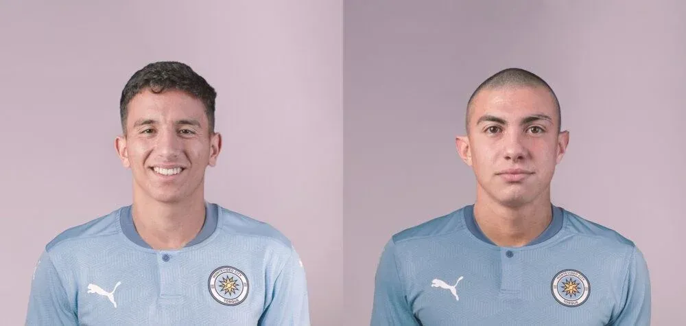 Santiago Cartagena y Axel Pérez con la camiseta de City Torque