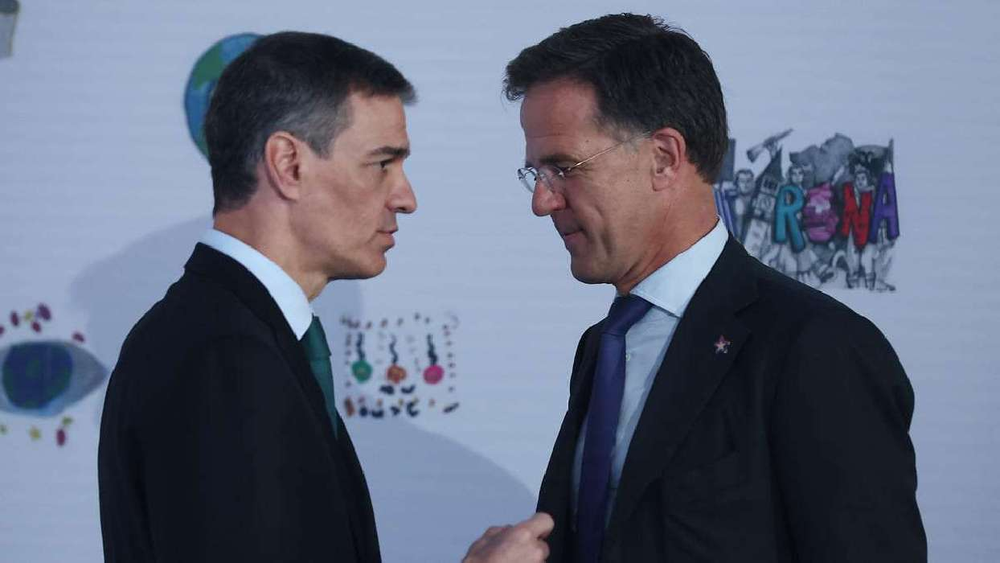 Mark Rutte y Pedro Sánchez
