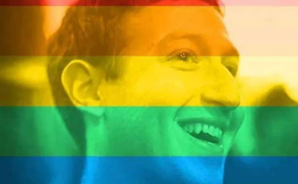 Mark Zuckerberg, fundador de Facebook, fue uno de los millones de usuarios que cambiaron su foto de perfil y colocaron el arcoiris