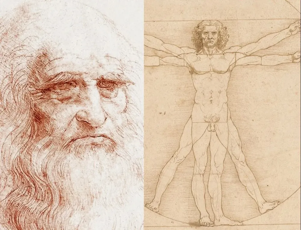Hombre de Vitruvio, de Leonardo Da Vinci