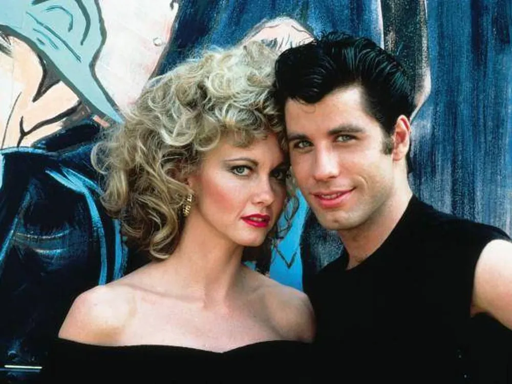 Olivia Newton-John y John Travolta en Grease